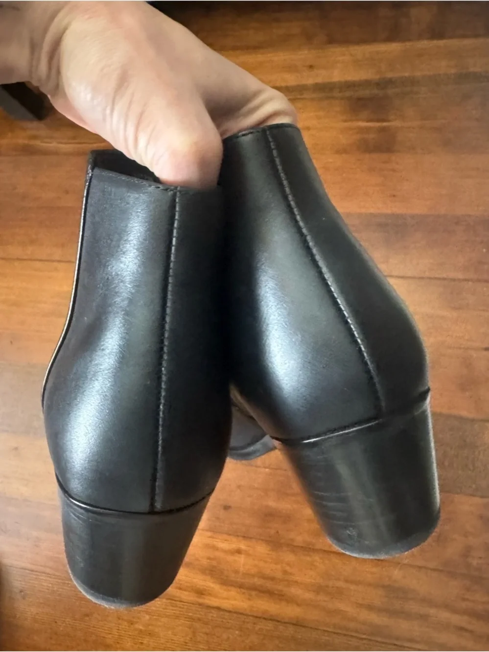 Thursday Downtown Black Leather Ankle Boots size 9 - Picture 10 of 10